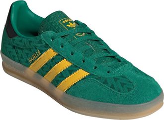 adidas Gazelle Indoor Sneaker in Bold Green/Eqt Yellow/Gum 3 at Nordstrom, Size 10.5