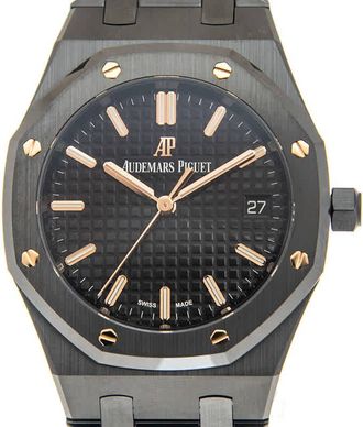 Audemars Piguet Royal Oak Automatic Black Dial Ladies Watch 77350CE.OO.1266CE.01