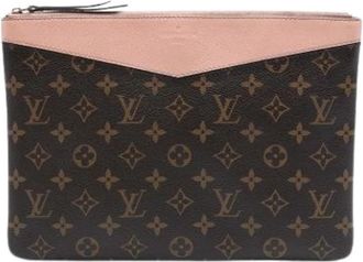 Louis Vuitton Pre-owned Daily Pouch - Dames - Vintage Clutch - Bruin - ONE Size - Vintage
