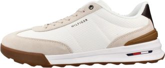 Tommy Hilfiger Schoenen, Heren, Veelkleurig, 43 EU, Leer, Retro Runner