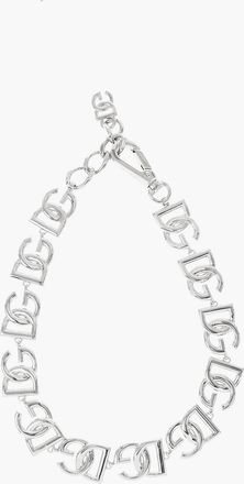 Dolce & Gabbana Collana a Catena in Ottone con Monogram Dolce & Gabbana