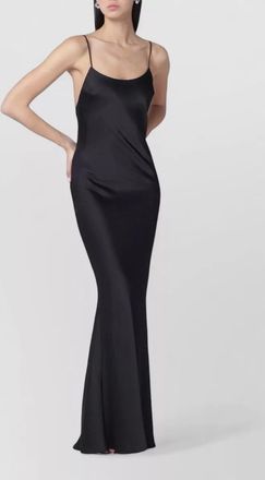 Andamane ninfea dress low back ruched draping