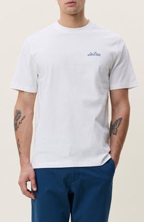 Les Deux Bouquet Organic Cotton Graphic T-Shirt in White at Nordstrom, Size Xx-Large