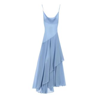 Imperial Abito Lungo - Dames - Avondkleed - Blauw - L - Polyester - Kleedjes