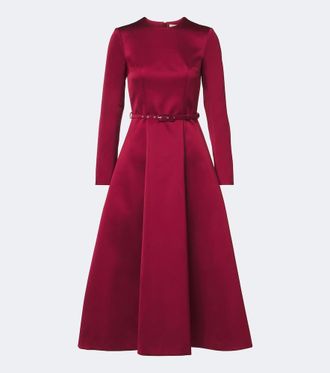 Emilia Wickstead Abito midi Capucine in raso