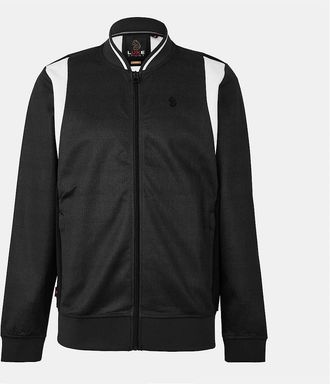 Luke 1977 Mens Regular Fit Hooded Neck Bomber Collar Sweatshirt - Grey - Size: 38/Regular