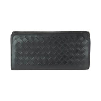 Bottega Veneta Pre-owned Wallets, male, Brown, Size: ONE SIZE Pre-owned Intrecciato Leather Long Wallet