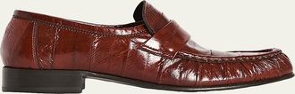 The Row Soft Leather Flat Loafers