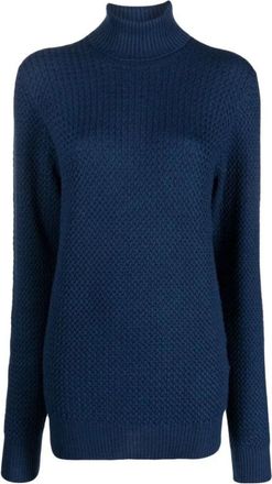 La Fileria Coltruien - Heren - Coltruien - Blauw - XL - Wol - Truien & Vesten