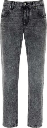 Dolce & Gabbana Straight-leg Jeans - Heren - Regular Fit Jeans - Zwart - 2XL - Katoen - Jeans