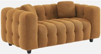 Sweeek Sof&aacute; De 2 Plazas, Tapizado En Borreguito