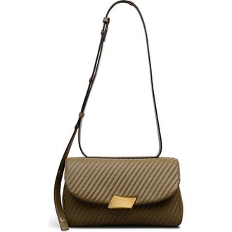 Radley London The Belsize - Quilt Medium Flapover Crossbody Bag in Acorn at Nordstrom
