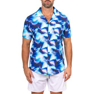 Maceoo Marthy Blue Camp Shirt at Nordstrom, Size 6