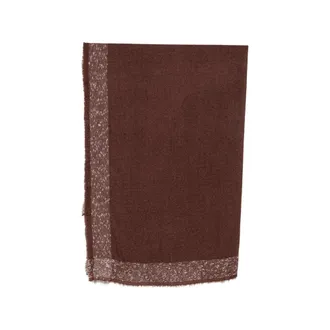 Faliero Sarti Brunetta Fringed Boucl&eacute;-trim Scarf