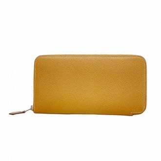 Herm&egrave;s Gold Epsom Leather Long Wallet (Bi-Fold) (Pre-Owned)