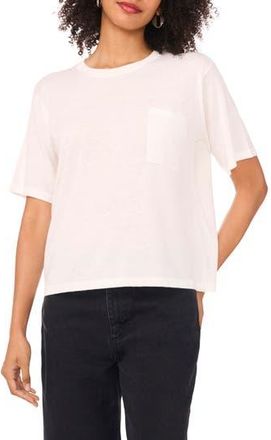 Halogen Pocket T-Shirt in Ivory Creme at Nordstrom Rack, Size Medium