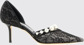 Jimmy Choo London D&eacute;collet&eacute; Aurelie Jimmy Choo in pizzo con perle sintetiche
