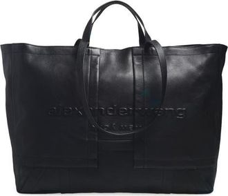 Alexander Wang Extra Large Pack Leather Tote in Black at Nordstrom
