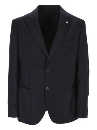 L.B.M. 1911 pinstripe blazer - Blue