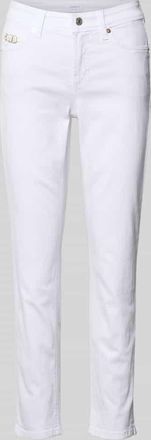 Cambio Cambio Slim Fit Jeans aus Baumwoll-Mix Modell PIPER in Weiss, Gr&ouml;&szlig;e 38