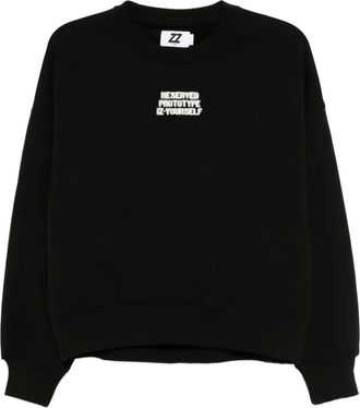 Izzue Felpa con stampa grafica - Nero
