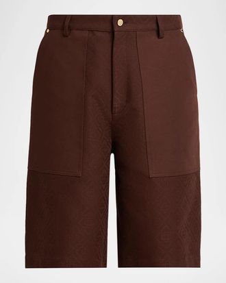 Casablanca Men & apos;s Monogram Cargo Shorts