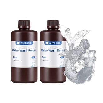 OEM Resina Lavable Con Agua, Tiempo De Exposici&oacute;n R&aacute;pido, F&aacute;cil Limpieza Por El Usuario, Transparente, 2 Kg