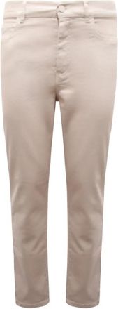 Marella Monochrome Currier Wollen Broek - Dames - Slim Fit Broeken - Beige - 2XS - Wol - Broeken