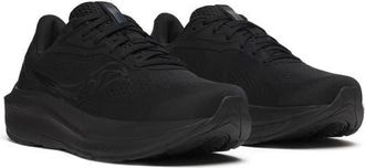 Saucony Echelon 10 Hybrid Running Shoe in Triple Black at Nordstrom, Size 11.5