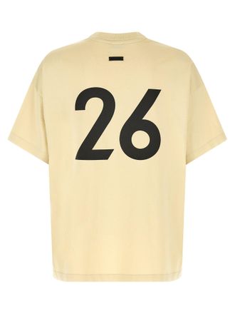 Fear of God Mens Beige Cotton T-Shirt