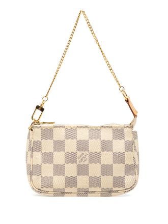Louis Vuitton 2007 Damier Azur Mini Pochette Accessoires handbag - women - Fabric - One Size - White