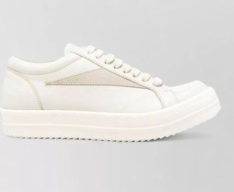 Rick Owens leather low top sneakers panel detailing