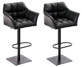 Clp Clp - Set De 2 Taburetes De Bar Damaso Negro Negro