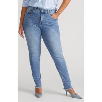 Universal Standard Joni Curve High Waist Slim Jeans in Bright Indigo Blue at Nordstrom, Size 26 X 32