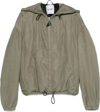 The Attico Bomberjack met capuchon - Groen