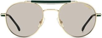 Carrera 381/S Zonnebril - Heren - Zonnebrillen - Geel - 52 MM - Accessoires