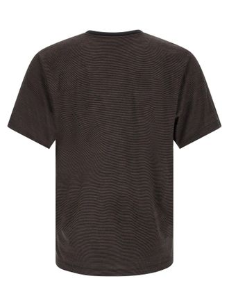 Saint Laurent Mens Brown Wool T-Shirt