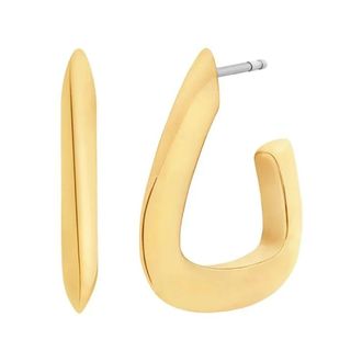 Michael Kors Pendientes de medio aro - Accessories - Mujer - Amarillo - ONE SIZE