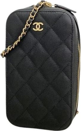Chanel Pre-owned Mini Bags, female, Black, Size: ONE SIZE Pre-owned Mini Shoulder Bag