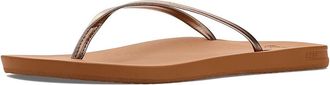 Reef Cushion Slim Womens Sandals Bronze/Brown : 10 B - Medium, Synthetic