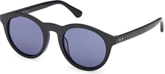 Web Eyewear WE0398 92V Mens Sunglasses Blue Size 50