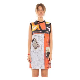 Diesel Dames, Jurken, Veelkleurig, Maat: S Jersey