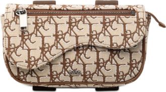 Dior Pre-owned Dior Cactus Jack Oblique Canvas Saddle Arm Pouch Ladies J78Y0SUQZPYYJKYY