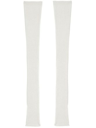 Cashmere in Love cashmere arm warmers - White