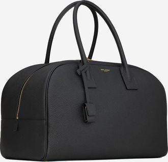 Saint Laurent Womens Sac De Jour Bag Textured Leather Black Handbags Hand