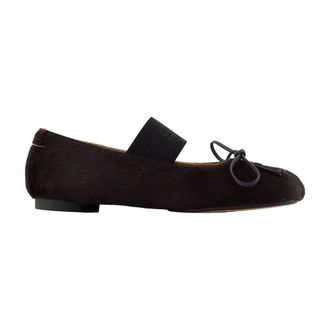 Maison Margiela Bailarinas Anat&oacute;micas de Punta Redonda - Shoes - Mujer - Negro - 37 EU