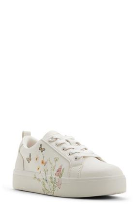 Aldo Wildflowers Sneaker in White/Multi at Nordstrom, Size 8.5
