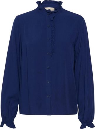 Cream Shirts - Dames - Blouses - Blauw - XL - Overhemden