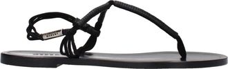 Isabel Marant Leren slippers - Dames - Sandalen - Zwart - 36 EU - Leer - Schoenen