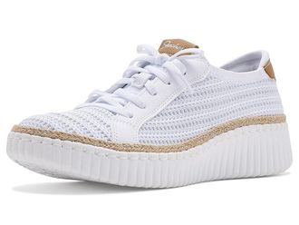 Skechers Wilshire Blvd - Passion Play Womens Shoes White Silver : 5.5 B - Medium, Faux Leather